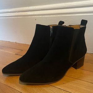 Franco Sarto Janie Black Suede Boots Size 6